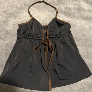 Chic Black and Brown Women's Camisole